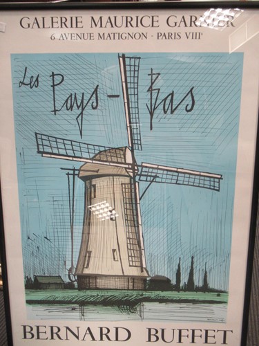 Lot 190 - Two framed Bernard Buffet posters, 1984 and...