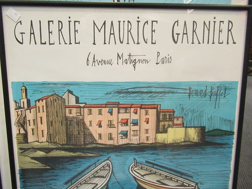 Lot 190 - Two framed Bernard Buffet posters, 1984 and...