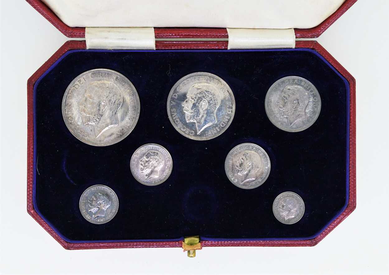 Lot 24 - George V 1911 Specimen 7 (of 8) coin set in