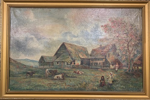 Lot 408 - E J Hutchins (20th century) Spring Time -...
