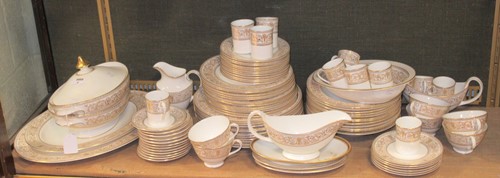 Lot 6 - A Royal Doulton 'Sovereign' pattern dinner...