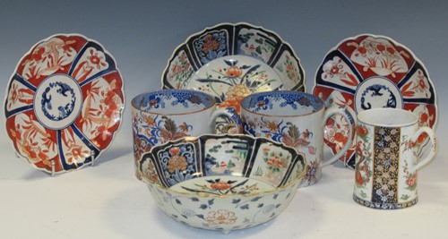 Lot 14 - Two large Spode mugs, 12cm tall, together with...