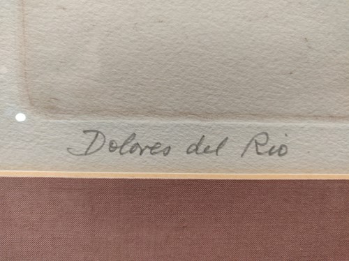 Lot 346 - Frank Martin (1921-2005) 'Dolores del Rio'...