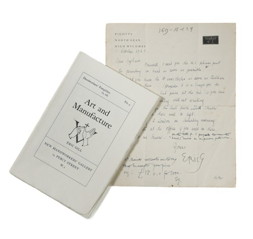 Lot 361 - Eric Gill ARA (1882-1940)
