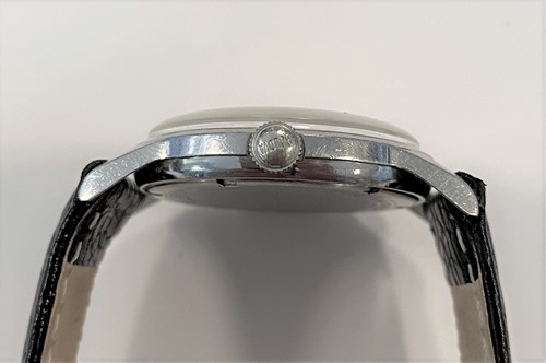 Lot 376 - Bulova - A steel wristwatch