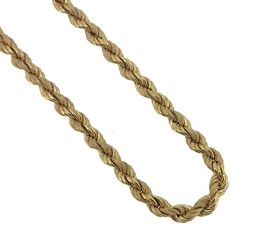 Lot 146 - A heavy rope chain