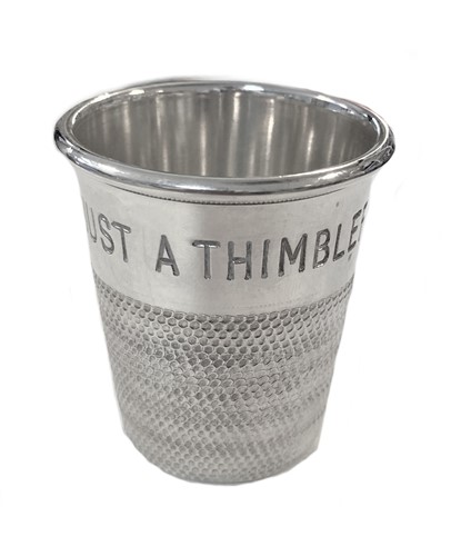Lot 462 - A late 20th century silver novelty shot tumbler
