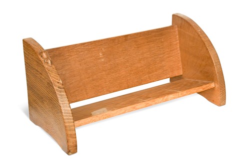 Lot 179 - Robert 'Mouseman' Thompson (1876-1955), an oak book trough
