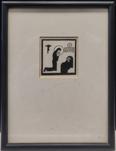 Lot 271 - Eric Gill ARA (British 1882-1940) Ave Jesu...