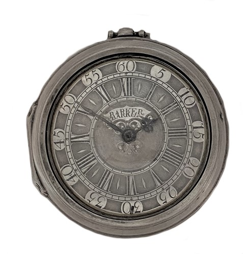 Lot 305 - William Barker, London - A late 18th century pair cased pocket watch