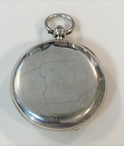 Lot 317 - J.W. Benson, London - A Victorian Sterling silver full hunter pocket watch