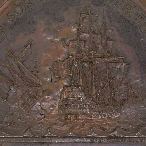 Lot 234 - Admiral of the Fleet Richard Howe, 1st Earl Howe, 1725-1799, bronze medal, 1794