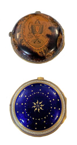 Lot 368 - Two outer cases for pair cased pocket watches
