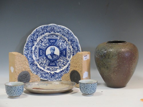 Lot 33 - A pair of WW2 Houses of Parliament stone...
