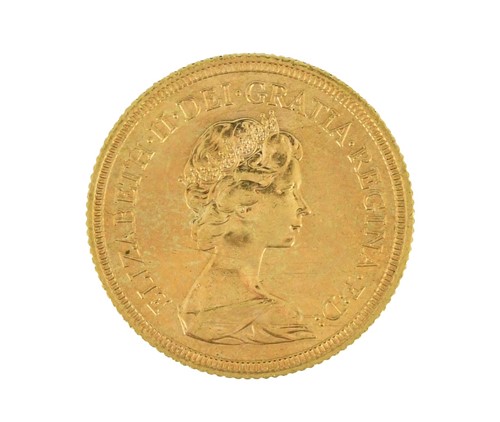 Lot 1 - Elizabeth II gold sovereign 1976