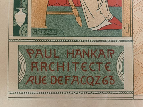 Lot 158 - A group of Art Nouveau lithographic advertising prints