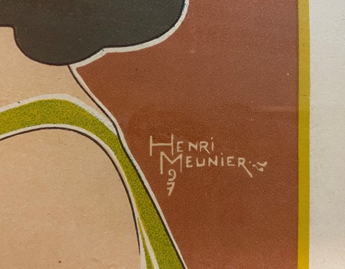 Lot 158 - A group of Art Nouveau lithographic advertising prints