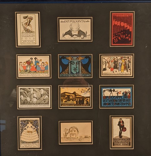 Lot 356 - A group of twelve early 20th century mainly...