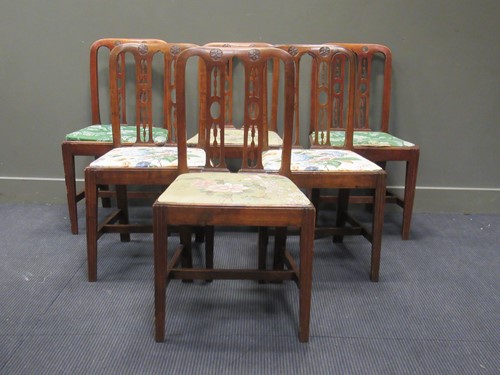 Lot 474 - A near set of six 19th century country made...