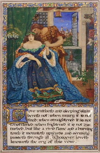 Lot 365 - Follower of Dante Gabriel Rosetti...