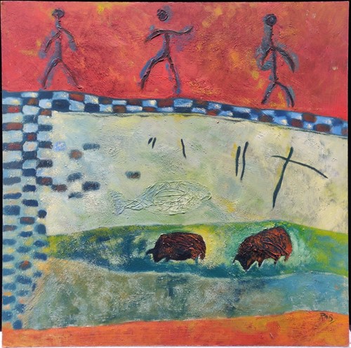 Lot 255 - Rebecca Barnard Browers; landscape inspired by...