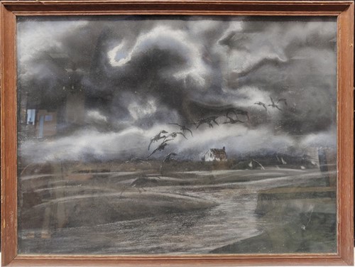 Lot 262 - Edward Hinks Partridge Geese at Morecambe Bay;...
