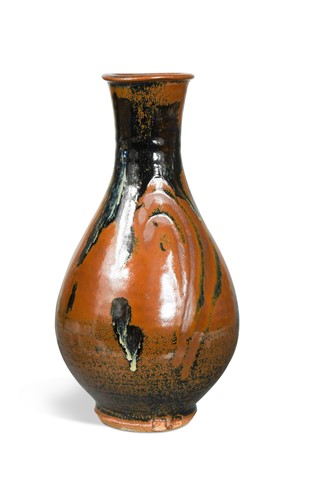 Lot 82 - Jim Malone (1946-), a large stoneware bottle vase