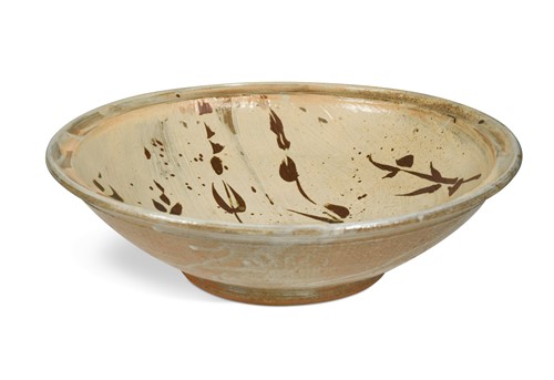 Lot 85 - Jim Malone (1946-), a large stoneware footed dish