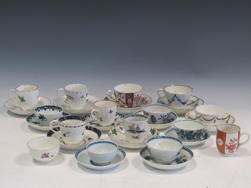 Lot 73 - A collection of 18th century Worcester and...