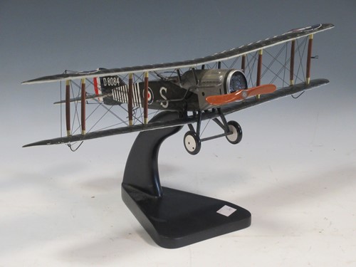 Lot 159 - Bravo Delta model Bristol F.2 model on stand,...