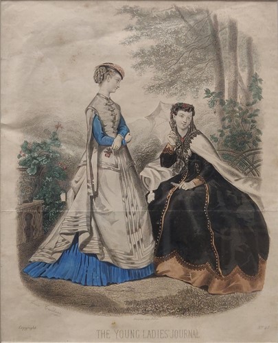Lot 257 - Four Parisian fashion magazine prints; a print...