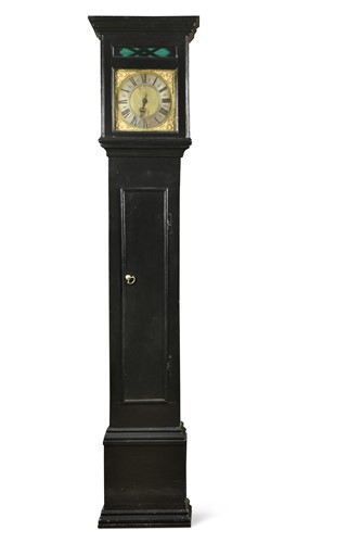 Lot 166 - An ebonised case 30hour longcase clock, circa 1700