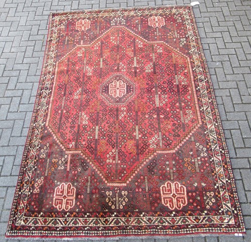 Lot 601 - A hand-knotted and signed Tabriz carpet