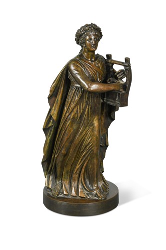 Lot 159 - A bronze model of Erato, early 20th century