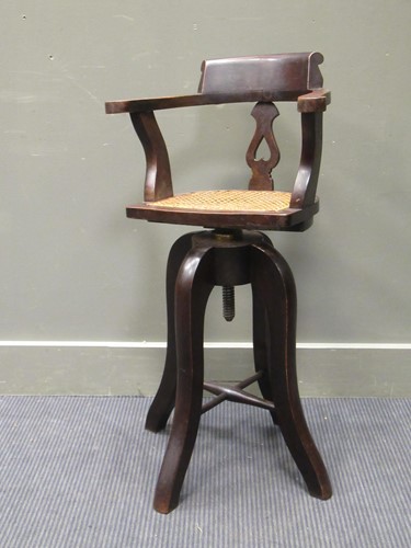 Lot 466 - An Arts & Crafts childs height adjustable...