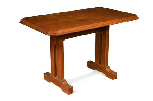 Lot 253 - Betty Joel (1894-1985), a Token Works Queensland silky oak small dining or side table, 1934