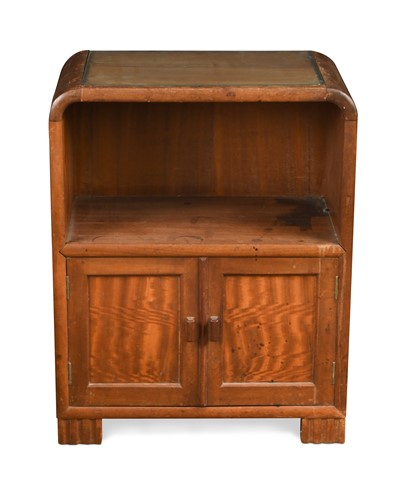 Lot 252 - Betty Joel (1894-1985), a Token Works walnut bedside, 1929
