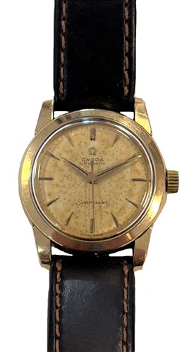 Lot 342 - Omega - A gold capped 'Seamaster' wristwatch