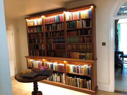 Lot 438 - Two modern sabicu open bookcases, 235 x 260 x...
