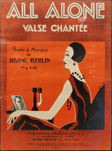 Lot 339 - A collection of 20 framed vintage music covers,...