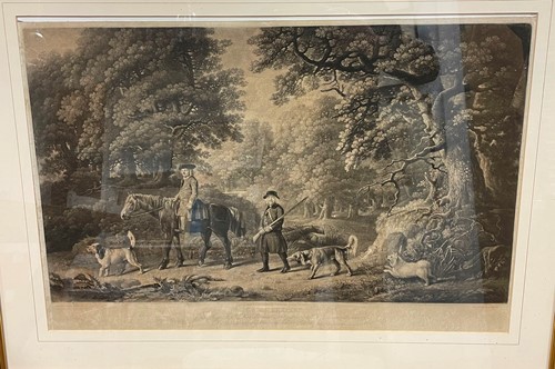 Lot 12 - After Stubbs, engraved by Henry Birche Game...