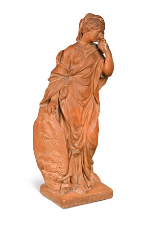 Lot 152 - An Italian terracotta figure, probably 17th century
