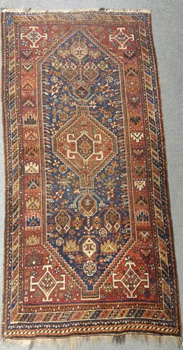 Lot 487 - A Qashqai rug, circa 1930