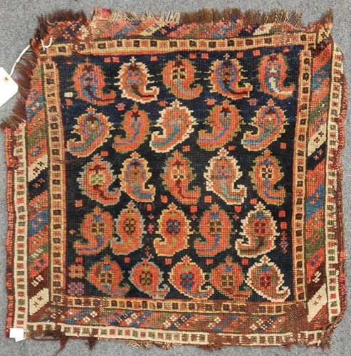 Lot 486 - A small mat and a bagface, both probably...