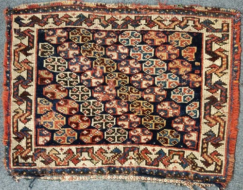 Lot 499 - Four early 20th century tribal bagfaces, 42 x...