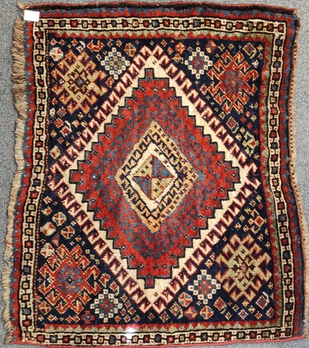 Lot 496 - Four early 20th century tribal bagfaces 48 x...