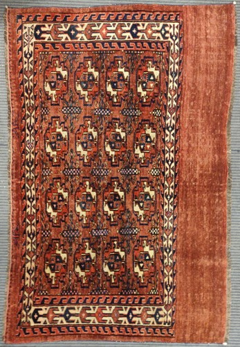 Lot 498 - Two tekke turkman torbas and two chuvals,...