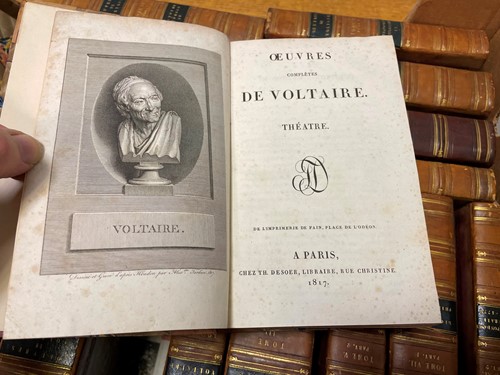 Lot 190 - VOLTAIRE. Oeuvres, Paris 1817, thirteen vols....