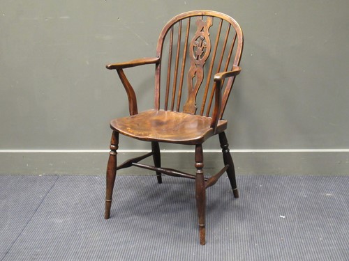 Lot 562 - A 19th century ash and elm Thames Valley...