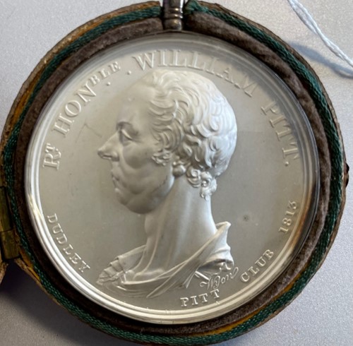 Lot 80 - William Pitt frosted medal, Dudley Pitt Club...